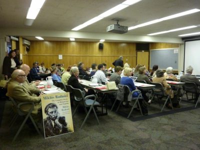 Attendees at the opening session
