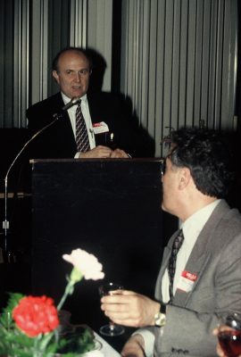 Kálmán Magyar opens the banquet