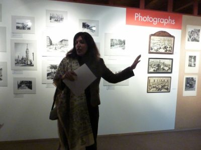 Lilla Szabó talking about recent acquisitions to The Collection