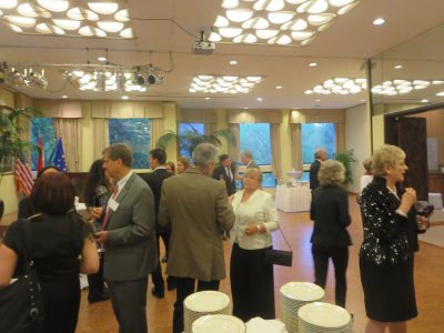 Friday evening reception at the Hungarian Embassy, Washington, DC.
