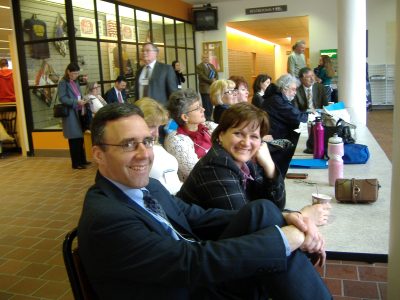 Endre Szentkirályi and Eszti Pigniczky at the Music in the Atrium