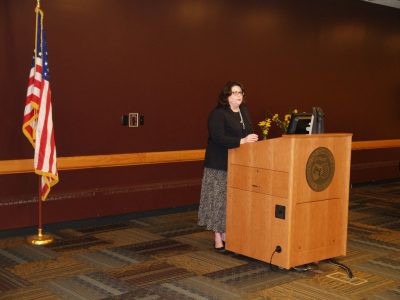 Jeanne Colleran, Dean, College of Arts and Sciences welcomes the AHEA conference