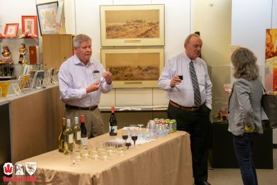 Elemér Mészáros, host, with István Kun-Szabó and Mónika Fodor