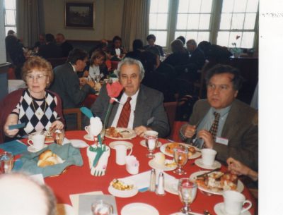 AHEA president Peter Pastor on the right