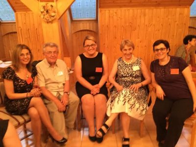 From L: Krisztina Sárosi-Márdirosz, János Péntek, Noémi Fazakas, Judith Kesser? Némethy, Borbála Zsemlyei