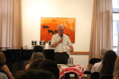 Andrew Ludányi presents the book edited by him, <i>The Writings of Tibor Cseh</i>