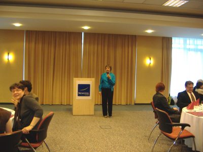 AHEA president Judith Kesser? Némethy welcomes the guests